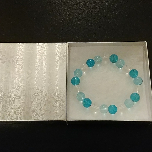 Aruba Blue Crystal Bracelet - Picture 5 of 8